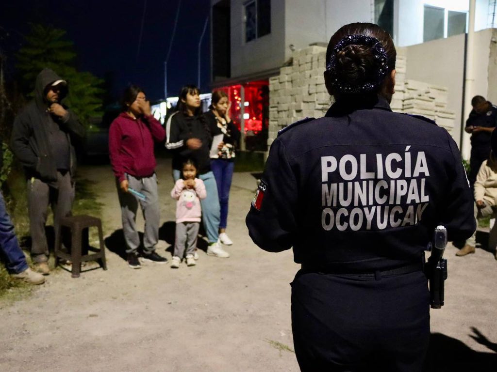 Refuerzan operativos de seguridad en colonias y juntas auxiliares de Ocoyucan
