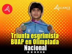 Obtiene esgrimista BUAP dos medallas en Olimpiada Nacional
