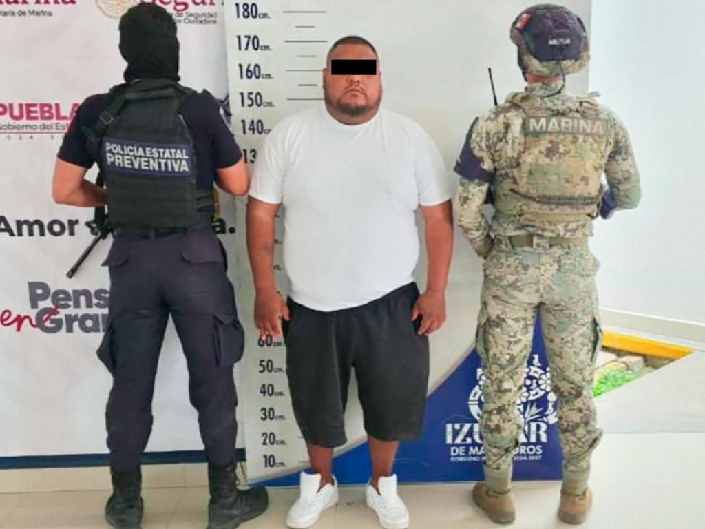 SSP captura a presunto distribuidor de droga de “Los Kaikas” en Izúcar de Matamoros