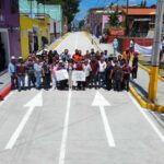 Entregan rehabilitación de calles en Santiago Mixquitla y San Miguel Tianguisnáhuatl