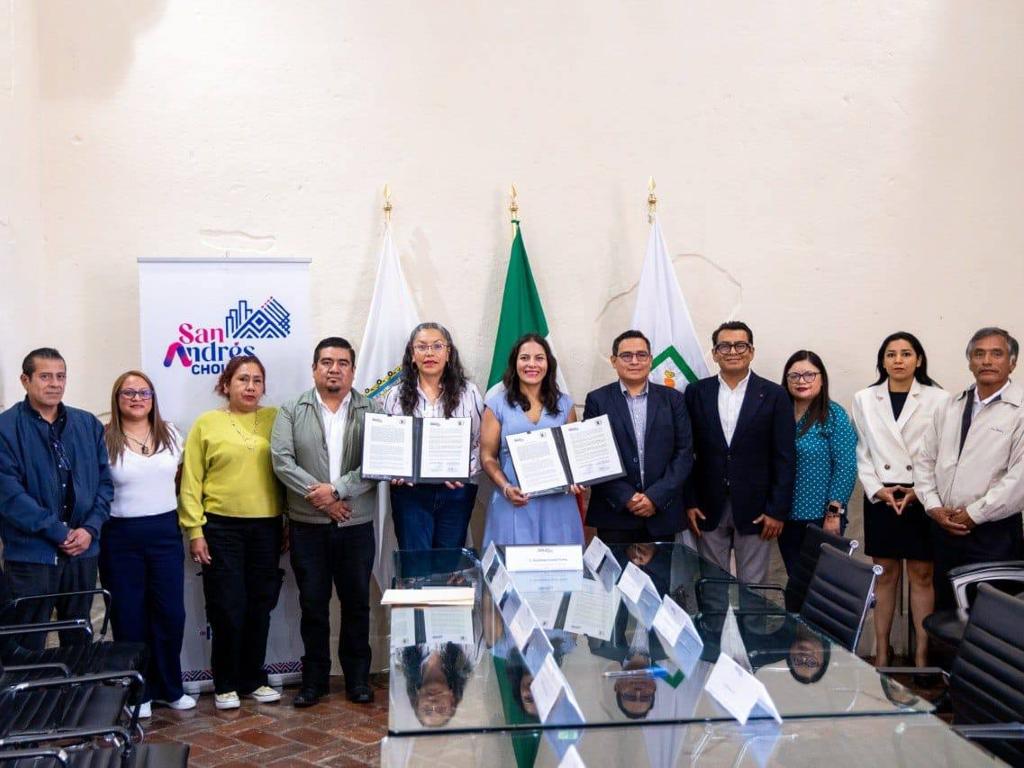 Fortalece San Andrés Cholula condiciones laborales de trabajadores sindicalizados
