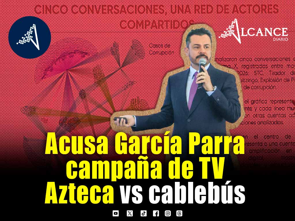 TV Azteca difunde más de mil notas contra el Cablebús, acusa García Parra