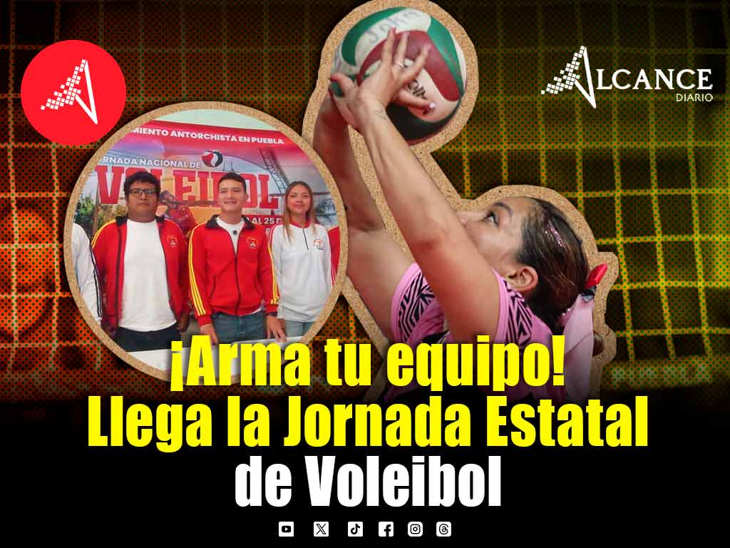 Anuncia Antorcha su Jornada Estatal de Voleibol, así puedes inscribir a tu equipo