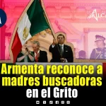 Armenta incluye a madres buscadoras y mujeres poblanas en su Grito de Independencia