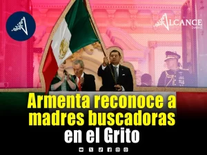 Armenta incluye a madres buscadoras y mujeres poblanas en su Grito de Independencia