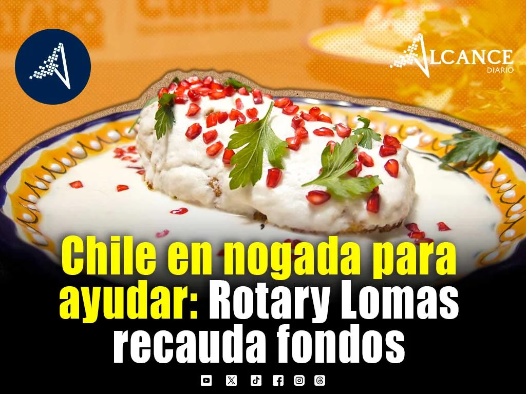 Chile en nogada con causa: Rotary Lomas busca recaudar fondos para área de rehabilitación de Cáritas