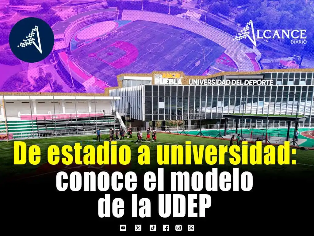 Una universidad dentro de un estadio: así funciona el modelo deportivo de la UDEP en Puebla