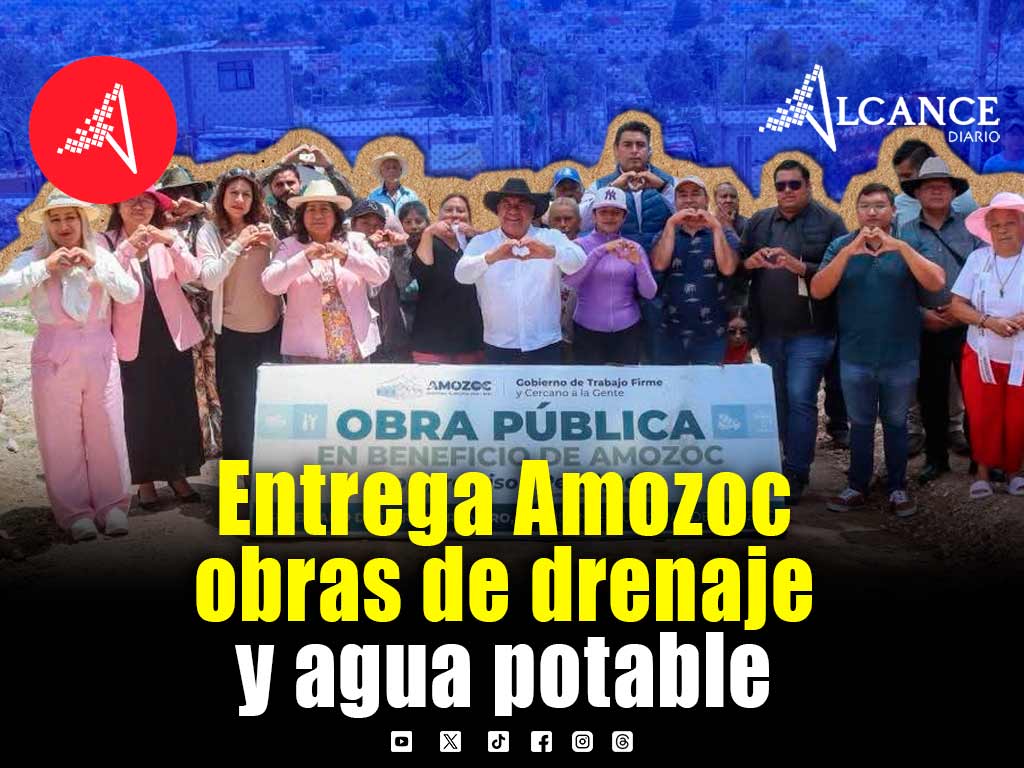 Amozoc fortalece su infraestructura con nuevas obras de drenaje y agua potable