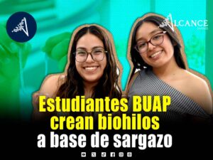 Estudiantes BUAP crean biohilos de sargazo para raquetas de tenis