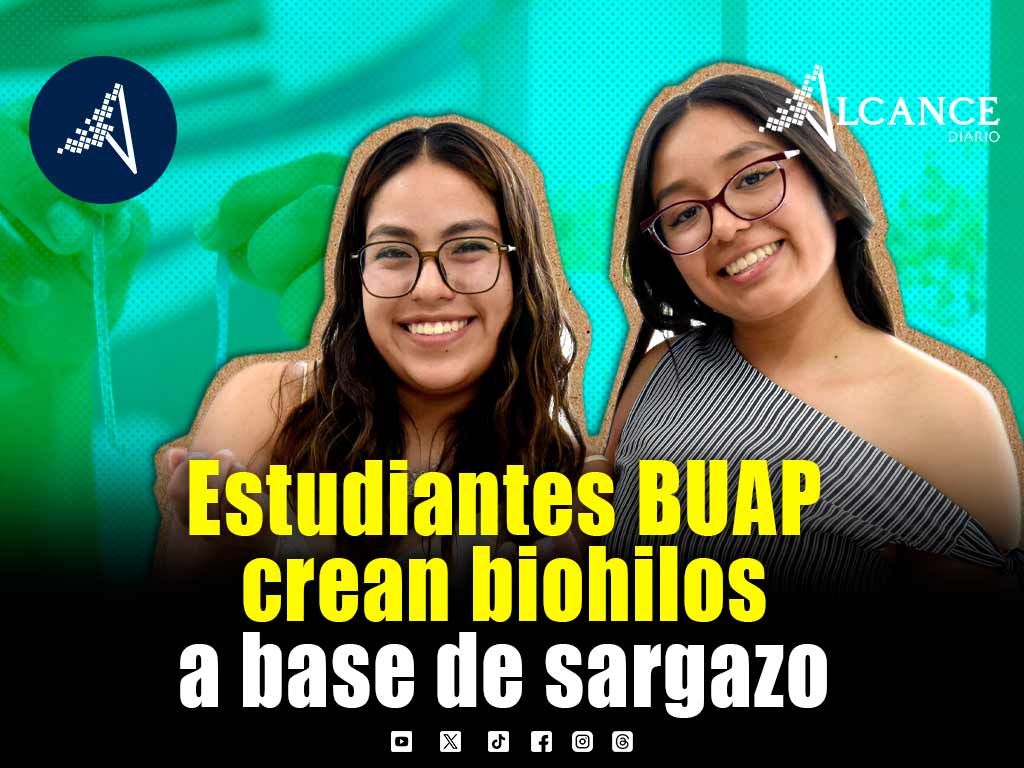 Estudiantes BUAP crean biohilos de sargazo para raquetas de tenis
