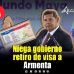 Niega administración poblana presunto retiro de visa estadounidense al gobernador Alejandro Armenta 