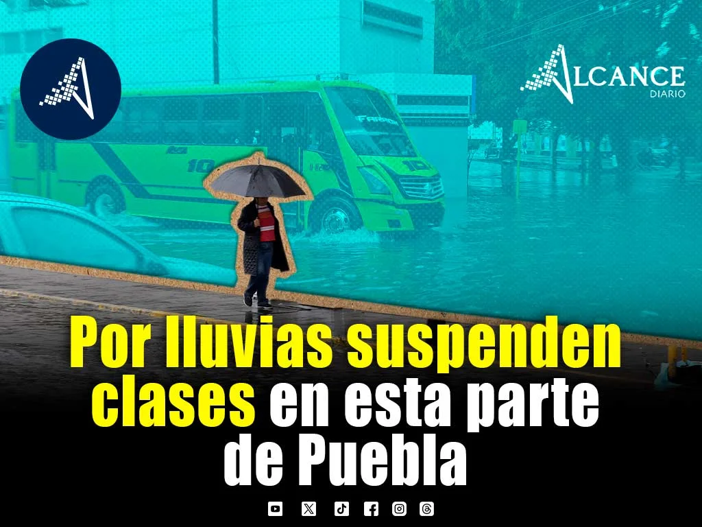 Por las lluvias suspenden clases en 26 municipios de la Sierra Negra de Puebla