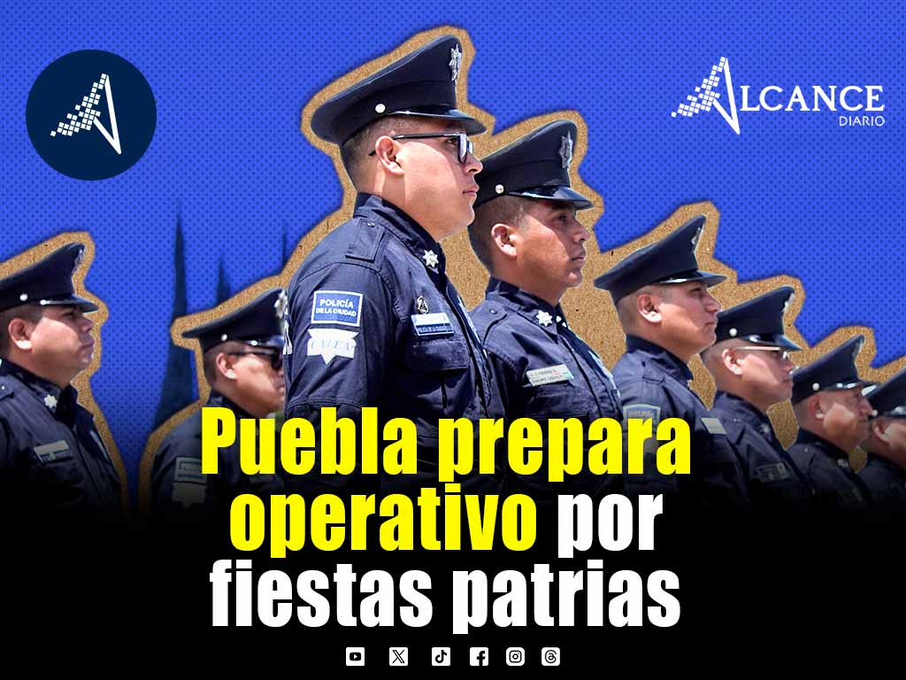 Mil 300 policías vigilarán festejos del Grito en Puebla: SSP