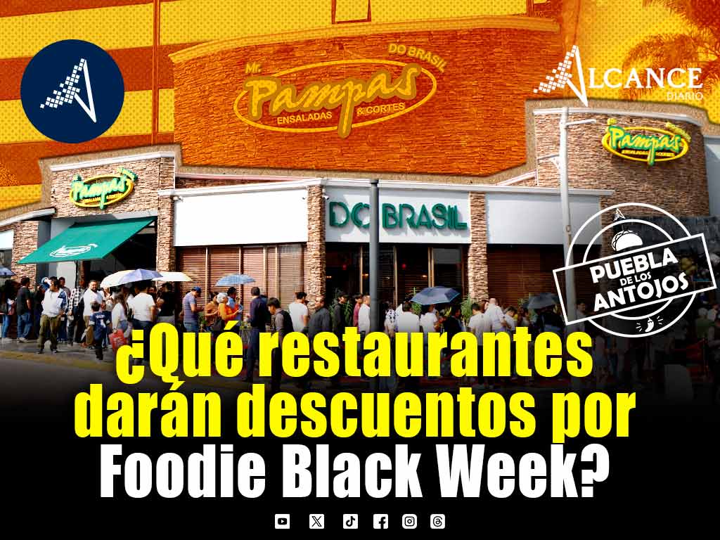 Conoce los restaurantes de Puebla que ofrecerán descuentos durante Foodie Black Week