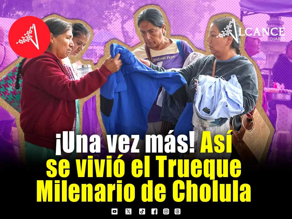 ¡Tradición que sigue viva! Todo un éxito el Trueque Milenario de Cholula