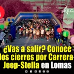 ¡Atención Lomas! Habrá cierres viales por la Carrera Jeep-Stella este 20 de septiembre