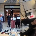 ¡Zapatos sí, descalzos no! Protestan frente a Zara en Bogotá tras denuncia de trabajadora