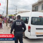 Menor muere tras ser atropellado por una combi en Amozoc; esto pasó con el conductor
