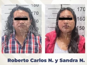 Junto a Roberto Carlos N, Sandra N fabricaba y distribuía pornografía de sus hijas menores en Puebla; ya los vincularon a proceso